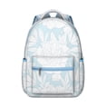 thumbnail image 1 of Botanical Garden Watercolor Floral Bookbag - Stylish Lightweight Backpack for Teens, 1 of 2