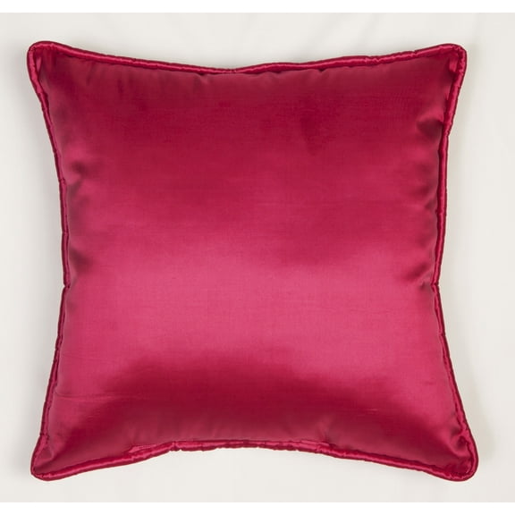 Botanical Glow Fuchsia Square Pillow