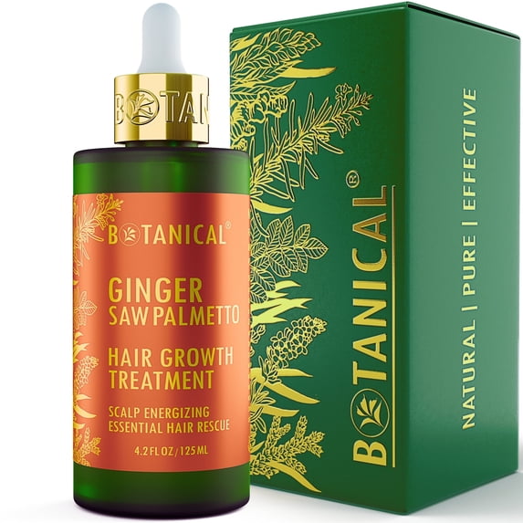 Botanical Hair Growth Lab Ginger Saw Palmetto Thickening Hair Detox Treatment, 4.2 fl oz, 1 Piece