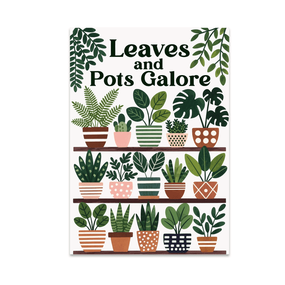 Botanical Home Decor - Plant Lady - 13x19 Poster Print