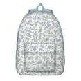 thumbnail image 1 of Botanical Illustration Backpack - Artistic Waterproof School Bag with Scientific Flower Drawing, 1 of 5