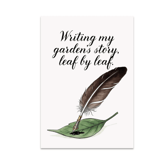 Botanical Inspiration Wall Art - Gardening Enthusiast - 13x19 Poster Print