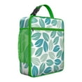 thumbnail image 1 of Botanical Insulated Lunch Bag Box Student Reusable Lunch Bag with Side Pocket Lunch Tote Portable Bag Picnic Hiking, 1 of 6