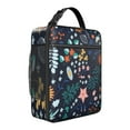 thumbnail image 1 of Botanical Insulated Lunch Box Women Reusable Lunch Tote Bag with Detachable Handle Cooler Tote Bag School Beach, 1 of 6