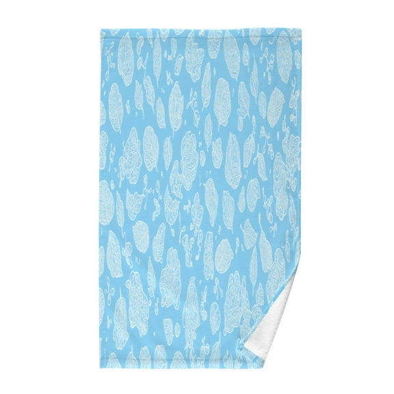 Botanical Leaf Collection Soft 100% Cotton Towel, High Absorbency, Single Pack, 16" x 28"