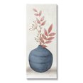 thumbnail image 1 of Botanical Leaf Sprigs Blue Vase Botanical & Floral Graphic Art Gallery Wrapped Canvas Print Wall Art, 1 of 7