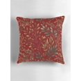 Botanical Leaf Throw Pillow Cover, Double-Sided Print, Cover Only ...