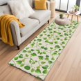 thumbnail image 1 of Botanical Leaves Kitchen Runner Rug 2x6 Washable Runners for Hallway Non Slip Spring Green Garden Pastoral Plant Large Area Rug Indoor Floor Carpet for Bathroom Laundry Entryway Bedroom Living Room, 1 of 8