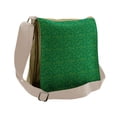 thumbnail image 1 of Botanical Messenger Bag, Swirl Flowers Nature Art, Unisex Cross-body, by Ambesonne, 1 of 2