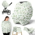 thumbnail image 1 of Botanical Multi Use Baby Car Seat and Nursing Cover by Sweet Jojo Designs, 1 of 6