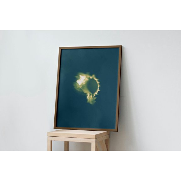 Botanical Murex Shell Dusty Art Coastal Poster , Poster Print Only