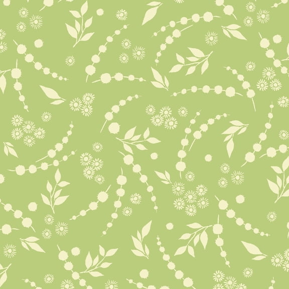 Botanical Nectar - Light Green Monotone Vines