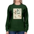 thumbnail image 1 of Botanical Notes And Drawings Sweatshirt Women -A. Descubes Designs, Female 3X-Large, 1 of 4