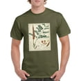 thumbnail image 1 of Botanical Notes And Drawings T-Shirt Men -A. Descubes Designs, Male x-Large, 1 of 4