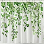 Botanical Oasis Shower Curtain with Elegant Greenery Design Perfect for Creating a NatureFocused Bathroom Sanctuary