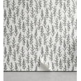 thumbnail image 1 of Botanical Peel & Stick Wallpaper, Herbs Branches Forest Foliage Garden Meadow Summer Plants Nature Art, Self-Adhesive Living Room Kitchen Accent, 3 Sizes, Black and White, by Ambesonne, 1 of 6