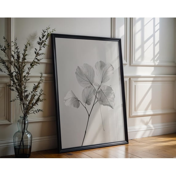 Botanical Photo Leaf Minimalist And Nature Photography Poster , Poster ...
