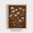thumbnail image 1 of Botanical Printable Boho Wall Art, Neutral Floral Poster Vintage Spring Wildflower Poster Boho Flower Wall Decor, Neutral Nature Art Print, Size 16x24 UNFFRAMED F03.1.6l448, 1 of 3