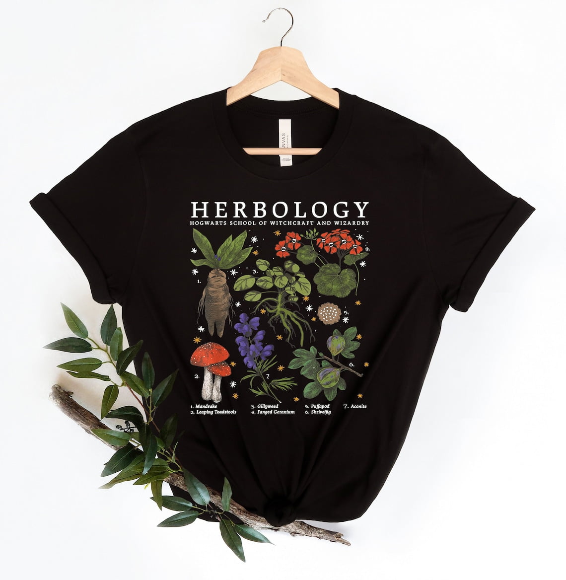 Botanical Shirt,Herbology Shirt, Herbology Plants Shirt, Plant Lover