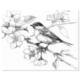 thumbnail image 1 of Botanical Sketch II Acrylic Print Botanical Wall Art by Art Remedy, Ready to Hang, 36 x 30, 1 of 5