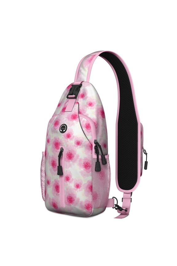 Botanical Sling Backpack – Durable Multipurpose Shoulder Bag Featuring Tropical Leaf, Jungle Leaves, and Palm Inspired Prints, Perfect for Aloha and Travel