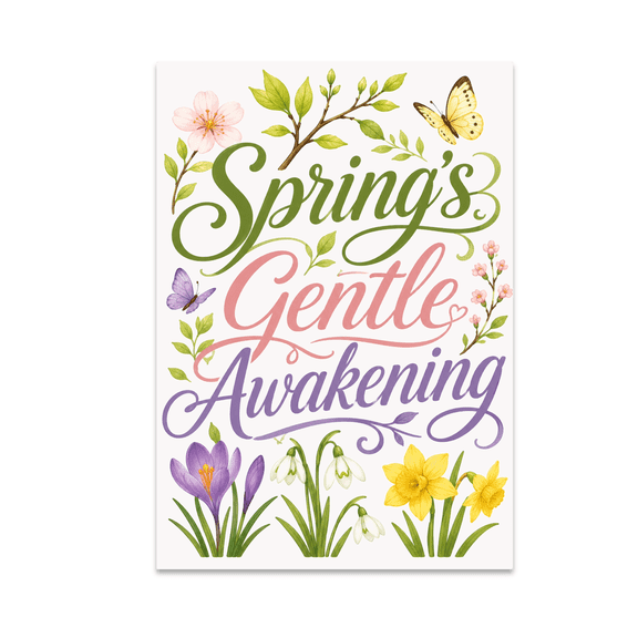 Botanical Spring Decor - Nature Lover - 13x19 Poster Print