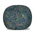 thumbnail image 1 of Botanical Storage Toy Bag Chair, Vintage Muted Tone Leaves on Dark Background, Stuffed Animal Organizer Washable Bag, Small Size, Petrol Blue Reseda Green, by Ambesonne, 1 of 3