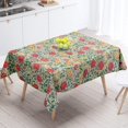thumbnail image 1 of Botanical Tablecloth Rose Floral Patterns Table Cloth for Rectangle Polyester Fabric Table Cover Kitchen Dinning Decorations Washable, 60""x120"", 1 of 6