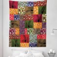 thumbnail image 1 of Botanical Tapestry, Colorful Pine Branches with Corns in Sqaures Patchwork Style Graphic, Fabric Wall Hanging Decor for Bedroom Living Room Dorm, 5 Sizes, Multicolor, by Ambesonne, 1 of 1