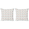 thumbnail image 1 of Ambesonne Botanical Throw Pillow Cover 2 Pack, Style Natural, 24", Multicolor, 1 of 5