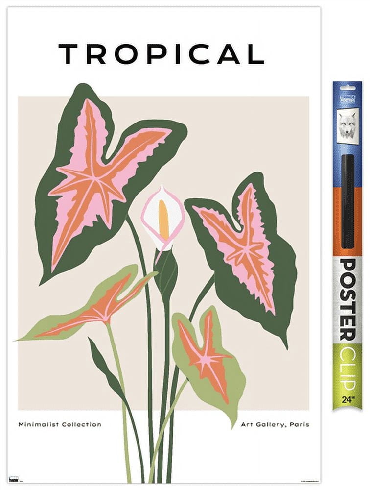 Botanical - Tropical Wall Poster, 22.375" x 34"
