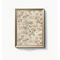 Botanical Vintage Pattern Art Roses And Birds Home Decor Vivid Art ...