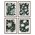 thumbnail image 1 of Botanical Wall Art Set of 4 Leaves Plants Framed Wall Decor 8x10 Sage Green Wall Art with Watercolor Pictures Minimalist for Bathroom Office, 1 of 6