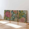 Botanical Wall Art Vintage Protea Floral Prints Green and Pink Nature ...