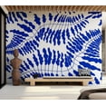 thumbnail image 1 of Botanical Wallpaper Wall Mural - Blue Fern, 1 of 5
