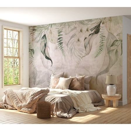 Botanical Wallpaper Wall Mural - Morning Exotic