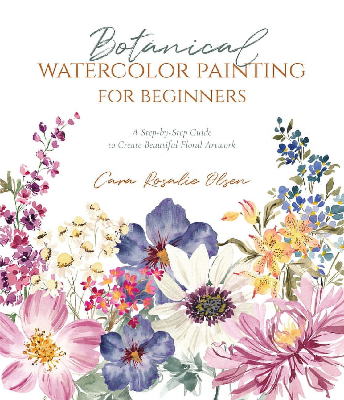 Beautiful Watercolor Plant Illustration Painting Book By San Miao Flower  Plant Self-study Watercolor Tutorial Book - Drawing, Painting & Calligraphy  - AliExpress