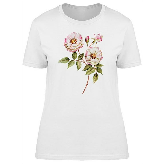 Botanical Wild Flowers T-Shirt Women -Image by Shutterstock, Female XX-Large