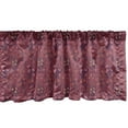 thumbnail image 1 of Ambesonne Botanical Valance Pack of 2, Flowers Branches Spring, 54"X12", Raspberry Eggplant, 1 of 2