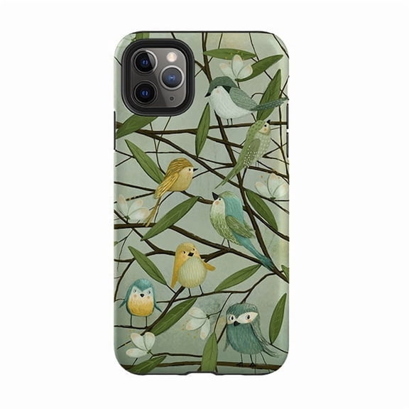 Botanical Woodland Birds Stylish Nature Forest Animal Art A760 Protective Case for iPhone 17 16 15 14 13 12 11 Pro Max