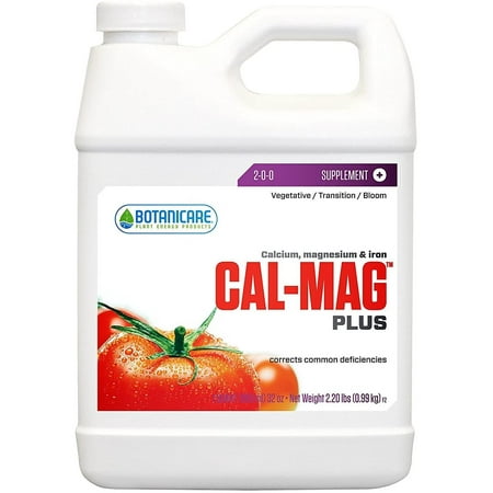 Botanicare Cal-MAG Plus Plant Supplement 2-0-0 Formula, 1-Quart 2 Pack