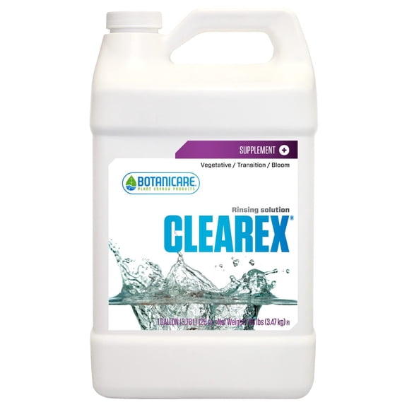 Botanicare Clearex, Rinsing Solution for Hydroponics and Potted Plants, 1 gal.