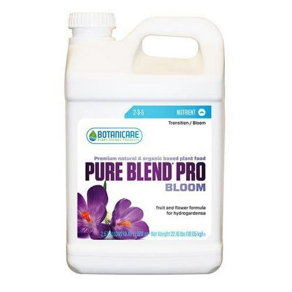 Botanicare Nutrients Pure Blend Pro Bloom 2.5 Gallons Hydroponics Nutrients & Additives