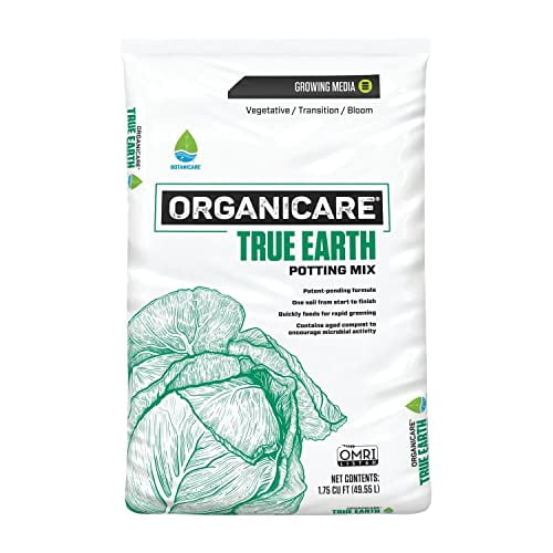 Botanicare Organicare True Earth Potting Mix, Organic Potting Soil, Indoor and Outdoor Containers, 22.75 lbs., 1.75 cu. ft.