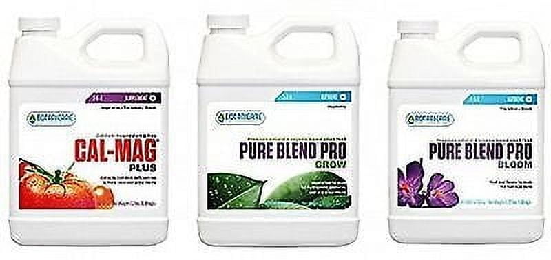Botanicare Pure Blend Pro Bloom 1 qt, Pure Blend Pro Grow 1 qt, Cal-Mag Plus 1 qt