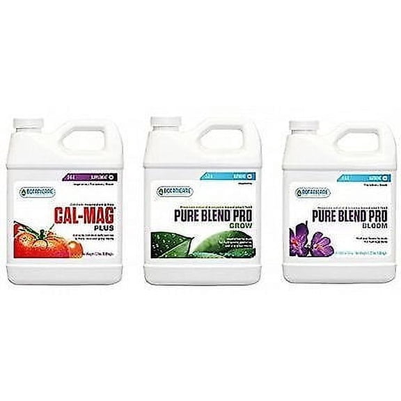 Botanicare Pure Blend Pro Bloom 1 qt, Pure Blend Pro Grow 1 qt, Cal-Mag Plus 1 qt