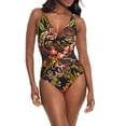 thumbnail image 1 of Miraclesuit womens 	 Crossover One-Piece, 8, Black, 1 of 4