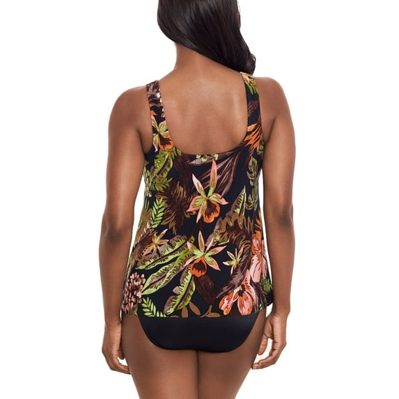 Miraclesuit womens Ursula Tankini, 14, Black