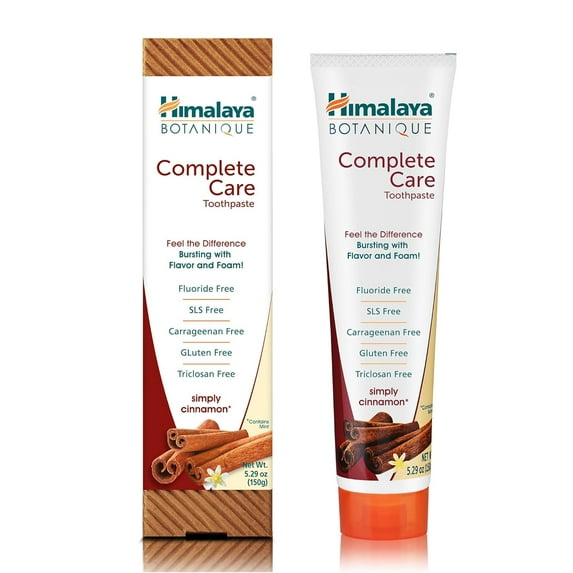 Himalaya Botanique Complete Care Toothpaste with Xylitol and Neem, Cinnamon Flavor, 5.29 oz