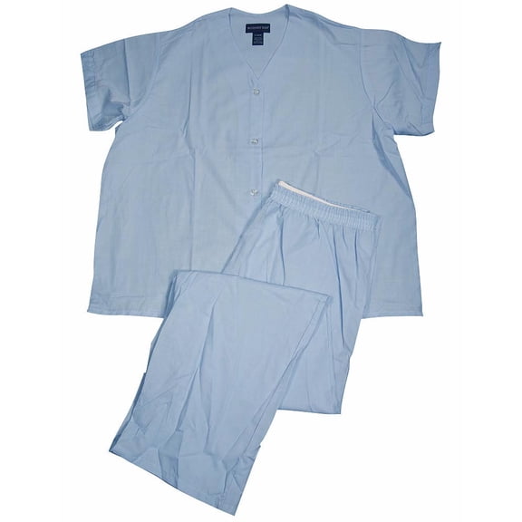 Botany 500 Women's Cotton Blend Short Sleeve Solid Print Sleepwear Sets